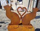 oldandnew jardin acier corten animaux