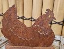 oldandnew jardin acier corten animaux