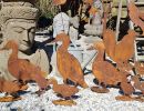 oldandnew jardin acier corten animaux