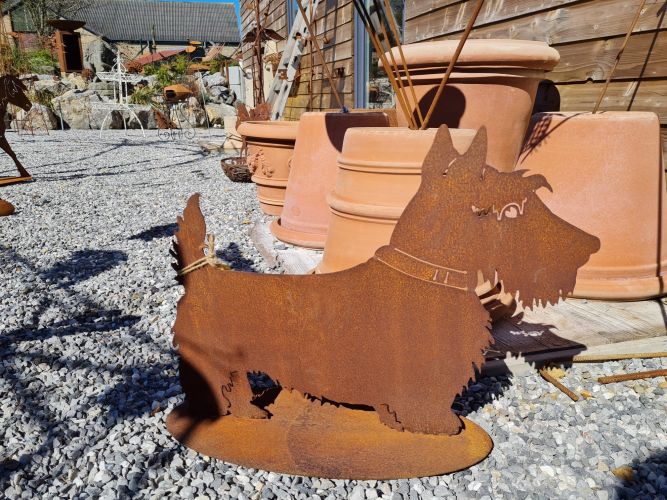 oldandnew jardin acier corten animaux