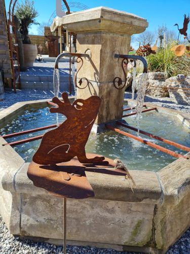oldandnew jardin acier corten animaux