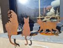 oldandnew jardin acier corten animaux