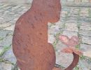 oldandnew jardin acier corten animaux