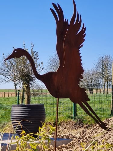 oldandnew jardin acier corten animaux