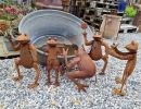 oldandnew jardin acier corten animaux
