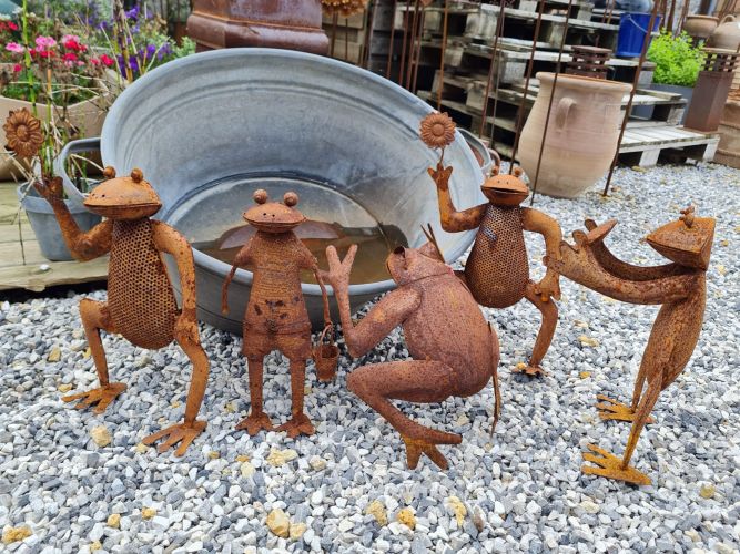 oldandnew jardin acier corten animaux
