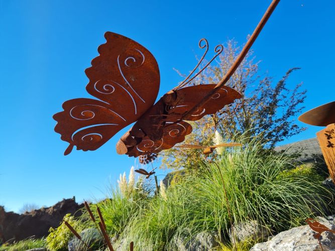 oldandnew jardin acier corten animaux