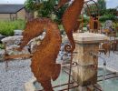 oldandnew jardin acier corten animaux